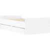 Rám postele se zásuvkami 100 x 200 cm [3207364] (Barva Bílá)