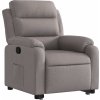 Zvedací polohovací křeslo textil [3204989] (Barva Krémová)