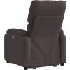 Zvedací polohovací křeslo textil [3204828] (Barva Hnědá)