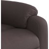 Zvedací polohovací křeslo textil [3204828] (Barva Hnědá)