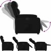 Zvedací polohovací křeslo umělá kůže [3205042] (Barva Černá)