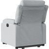 Elektrické zvedací polohovací křeslo textil [3205012] (Barva Taupe)