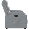 Elektrické zvedací polohovací křeslo textil [3205012] (Barva Taupe)