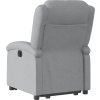 Zvedací polohovací křeslo textil [3204164] (Barva Světle šedá)