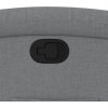 Zvedací polohovací křeslo textil [3204164] (Barva Světle šedá)