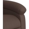 Zvedací polohovací křeslo umělá kůže [3204042] (Barva Hnědá)