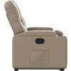 Zvedací polohovací křeslo umělá kůže [3204773] (Barva Krémová)