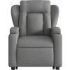 Zvedací polohovací křeslo textil [3204482] (Barva Světle šedá)