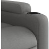 Zvedací polohovací křeslo textil [3204482] (Barva Světle šedá)