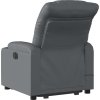 Zvedací masážní polohovací křeslo umělá kůže [3206606] (Barva Černá)