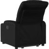 Zvedací masážní polohovací křeslo umělá kůže [3206606] (Barva Černá)