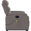 Zvedací masážní polohovací křeslo textil [3204993] (Barva Tmavě šedá)