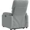 Zvedací masážní polohovací křeslo textil [3204837] (Barva Tmavě šedá)