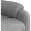 Zvedací masážní polohovací křeslo textil [3204837] (Barva Tmavě šedá)
