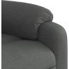 Zvedací masážní polohovací křeslo textil [3204837] (Barva Tmavě šedá)