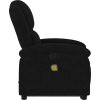 Zvedací masážní polohovací křeslo samet [3204312] (Barva Tmavě šedá)