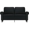 2místná pohovka 120 cm umělá kůže [359499] (Barva Černá)