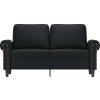 2místná pohovka 120 cm umělá kůže [359499] (Barva Černá)