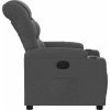 Polohovací křeslo textil [374147] (Barva Světle šedá)