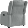 Elektrické masážní polohovací křeslo textil [3205304] (Barva Světle šedá)