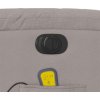 Elektrické masážní polohovací křeslo textil [3205304] (Barva Světle šedá)