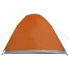 Kempingový stan kopule pro 3 osoby nepromokavý [94333] (Barva Oranžová)