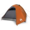Kempingový stan kopule pro 3 osoby nepromokavý [94333] (Barva Oranžová)