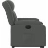 Elektrické zvedací polohovací křeslo textil [3205341] (Barva Tmavě šedá)