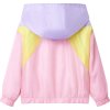 Dětská bunda s kapucí na zip vícebarevná 92 [10819] (Barva Růžová)