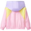 Dětská bunda s kapucí na zip vícebarevná 128 [10827] (Barva Zelená)