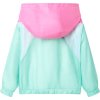 Dětská bunda s kapucí na zip vícebarevná 128 [10827] (Barva Zelená)