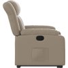 Zvedací polohovací křeslo umělá kůže [3205265] (Barva Krémová)