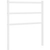 Kovové čelo postele 80 cm [355441] (Barva Bílá)