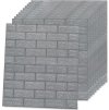 3D tapeta cihly samolepící 40 ks [150723] (Barva Antracitová)