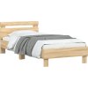 Rám postele s čelem a LED osvětlením 90 x 190 cm [838745] (Barva dub sonoma)