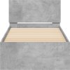 Rám postele s čelem 90 x 200 cm kompozitní dřevo [838624] (Barva Bílá)