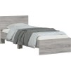 Rám postele s čelem 75 x 190 cm kompozitní dřevo [838664] (Barva Šedá sonoma)