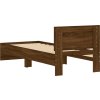 Rám postele s čelem 75 x 190 cm kompozitní dřevo [838664] (Barva Šedá sonoma)
