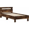 Postel bez matrace s čelem 75 x 190 cm [838570] (Barva dub sonoma)