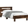 Postel bez matrace s čelem 75 x 190 cm [838570] (Barva dub sonoma)