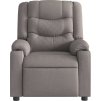 Elektrické masážní polohovací křeslo textil [3206571] (Barva Tmavě šedá)