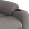 Elektrické masážní polohovací křeslo textil [3206571] (Barva Tmavě šedá)