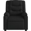 Polohovací křeslo textil [374129] (Barva Černá)