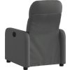 Polohovací křeslo textil [374198] (Barva Tmavě šedá)