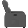 Polohovací křeslo textil [374198] (Barva Tmavě šedá)