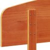 Čelo postele 100 cm masivní borové dřevo [842514] (Barva Přírodní)