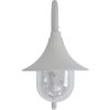 Zahradní nástěnná lampa E27 42 cm hliníková [44212] (Barva Bílá)