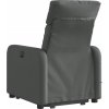 Zvedací masážní polohovací křeslo textil [3206710] (Barva Černá)