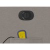 Elektrické zvedací masážní polohovací křeslo textil [3206727] (Barva Tmavě šedá)