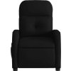 Masážní polohovací křeslo textil [374208] (Barva Černá)